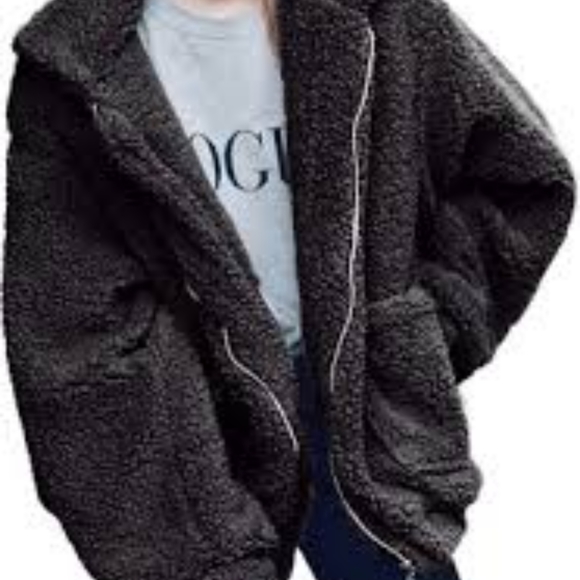 Black boutique Teddy jacket - Picture 2 of 4